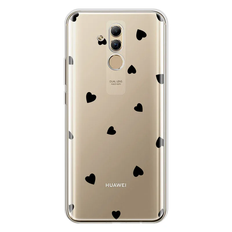 Мягкий, симпатичный, из ТПУ чехол для телефона для huawei Honor 10 Lite 10i 20i 8X P30 P20 mate 20 Lite Pro прозрачный чехол с рисунком фламинго - Цвет: 27