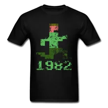 Camiseta de algodón para hombre, Camisetas De Final Fantasy, juego de aventura 1982, ropa Vintage negra, camisetas divertidas, envío directo