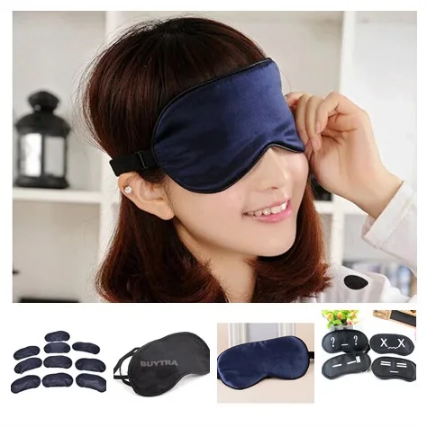 

Hot Sale Black Sleeping Eye Mask Eyeshade For Health Care To Shield The Light Relieve Fatigue Travel Rest Sponge Eye Mask Cover