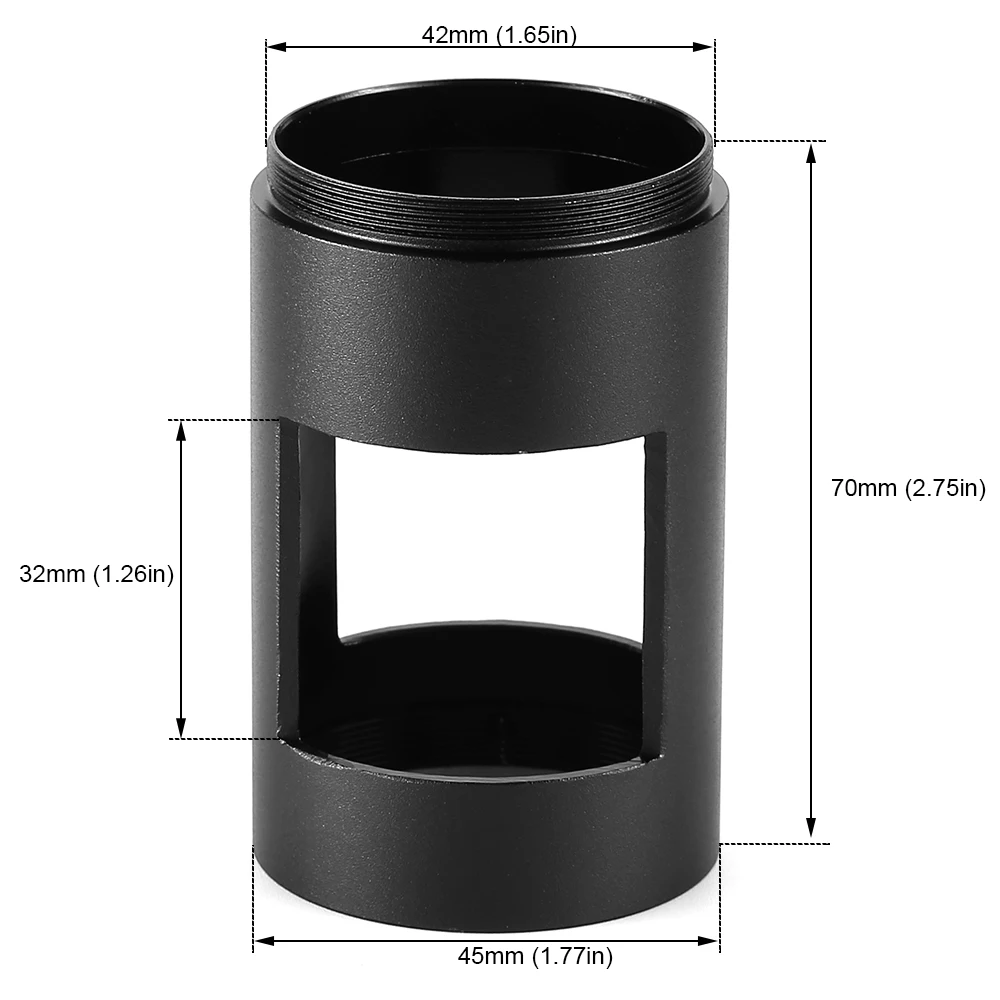 Цифра Камера телескоп металлическое Крепление 42 мм(1.65in) для фокусирующей оптикой для наблюдения точечных целей, новинка
