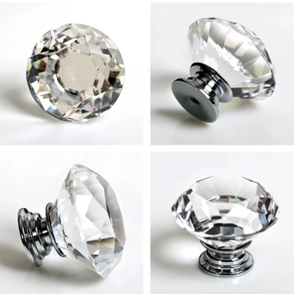 10pcs 25mm Acryl Glass Cabinet Knobs Drawer Pulls Kitchen Cupboard 10pcs 25mm Acryl Glass Cabinet Knobs Drawer Pulls Kitchen Cupboard