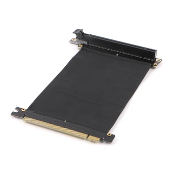 

PCI Express3.0 16x High Speed Riser Card Flexible Cable Extension Adapter-Angled T3LB