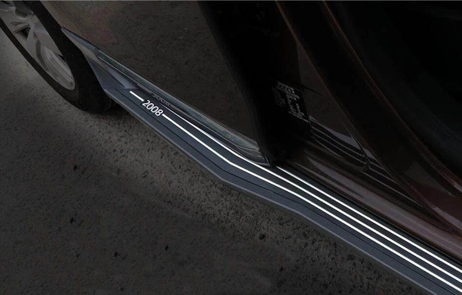Для Peugeot 2008 2014 2015 2016 2017 2018 2019 ходовые доски боковые ступенчатые педали высокого