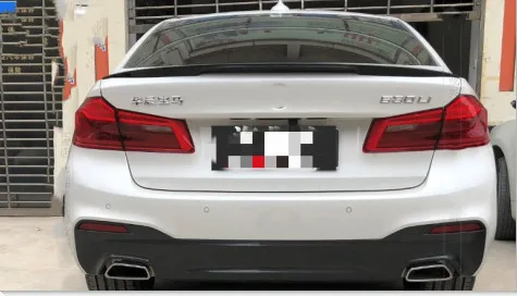 Для 2018 до 2019 BMW G30 G38 P Стиль задний спойлер крыло ABS Материал праймер и краска цвет