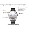 GUANQIN Men watches top brand luxury Watch Casual leather strap sapphire waterproof Analog Automatic Mechanical Wristwatch Mens ► Photo 2/6