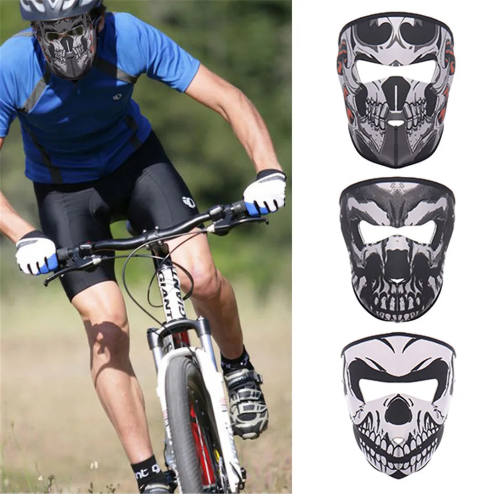

3D Outdoor Sports Mask Skull Cycling Bike Bicycle Riding Face Mask Scarf Scarves Bandana Magic Headband Protect Face Mask