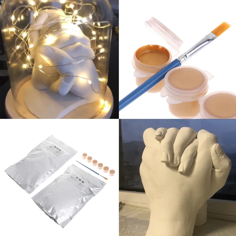 

3D Create A Mold Molding Clone Powder Casting Hand Keepsake Hands DIY Tool Kit