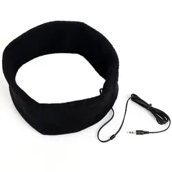 Новинка мягкие удобные наушники для сна спортивная повязка на голову наушники, гарнитура Черный WS99