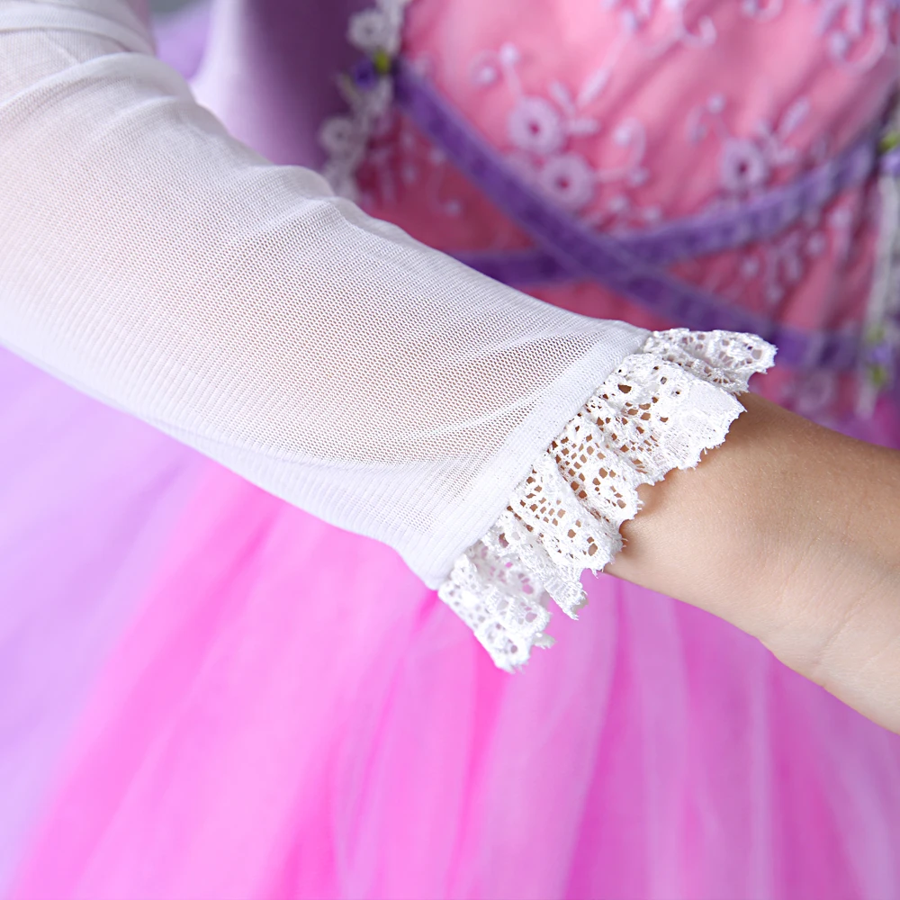 Kids Girls Princess sofia Rapunzel Dresses Full Ball Gown Long Party Dress Children Clothing Kids Cosplay Costume Masquerade