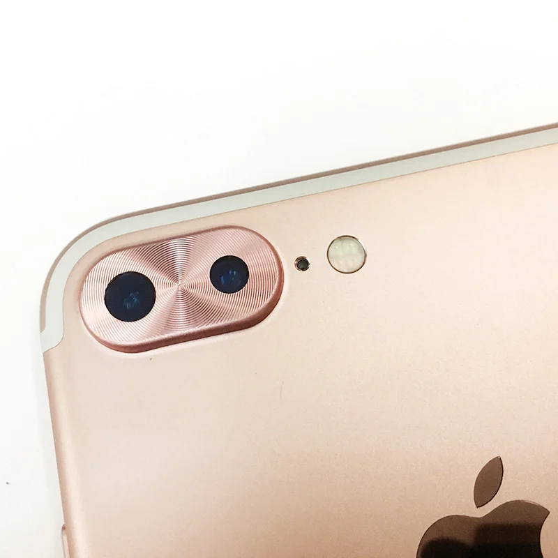 Металлический бампер Защита для камеры для iPhone 7 plus Крышка для объектива камеры для iPhone X задняя камера металлический чехол XS MAX XR