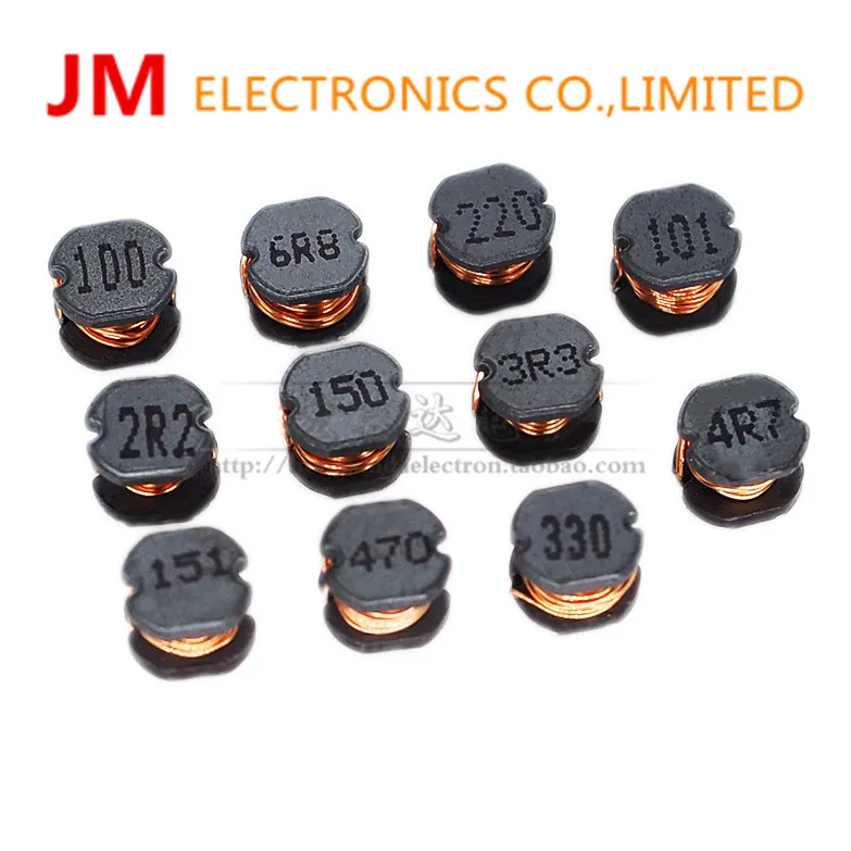 1000PCS SMD CD54 5*5mm Winding power copper core inductor 2.2UH 3.3UH 4