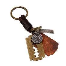 Europe and the United States and the United States and the new atmosphere of the alloy blade leather key chain of the old men's the law of nations and the united states constitution