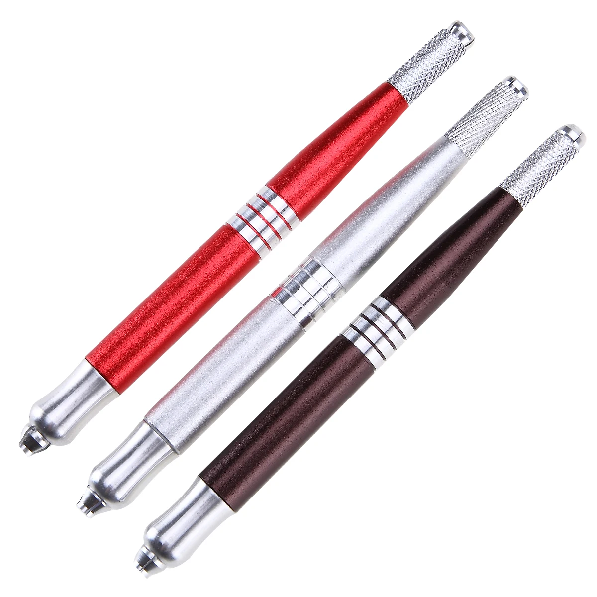 3 Colors Manual Double Head Alloy Permanent Makeup Embroidered Machine