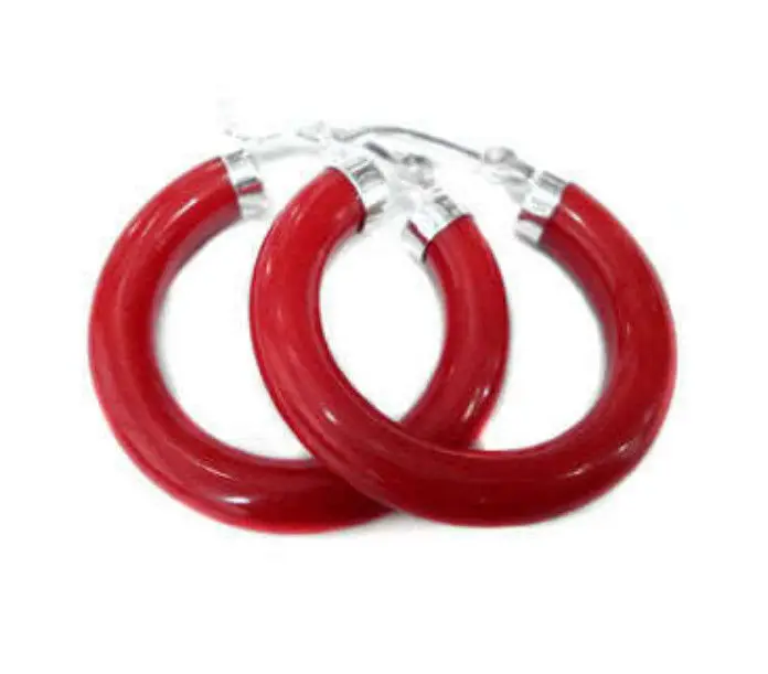

Hot sale Free Shipping>>>>New Arrived Design Unusual Red Sea Coral Earring