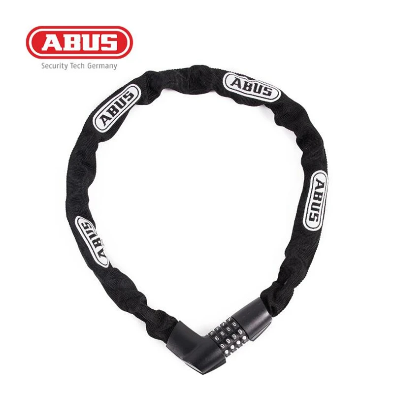 ABUS 4 Digit Password Security Anti Theft Combination Password Chain Lock Outdoor 85cm Black