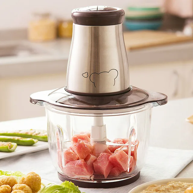 Blenders The meat grinder USES electric stainless steel to stir the