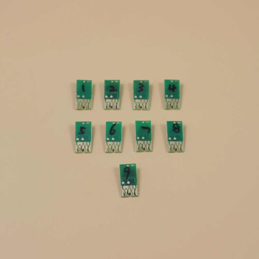 5 Colors/set Forever Use Resettable Chip For Epson 7700 9700 7710 9710