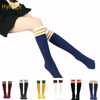 

Hylidge 3-12 yrs old Children Kids Knee Socks Students Girl Boy Knee Long Socks Football Soccer Baseball Over Knee High Socks