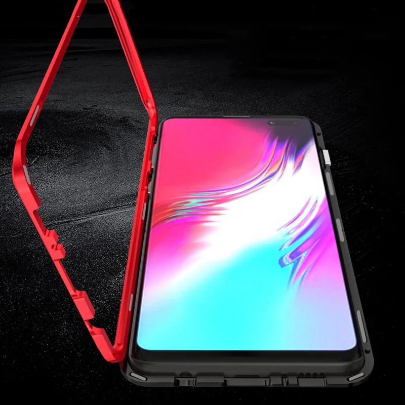 

Magnetic Cover for Samsung Galaxy S10 5G Case Aluminum Metal Magnet Flip Case for Samsung S10 Plus Cover S10e Protection Luxury