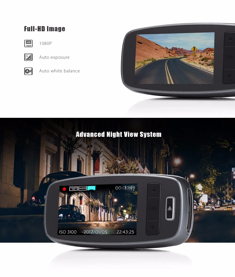 Philips ADR900 водительский рекордер Full HD 1080P 171 градусов монитор парковки
