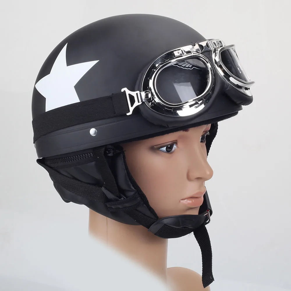 TOMOUNT Mortorcycle защита на половину лица шлем унисекс для мужчин и женщин Взрослый мотоцикл/велосипед/велосипедный шлем половина открытое лицо ABS