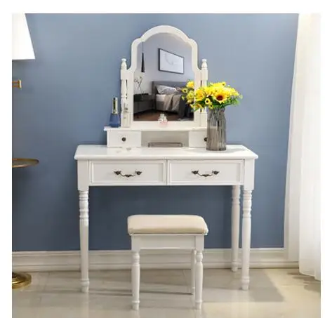

American dressing table bedroom modern minimalist ins net red dressing table multifunctional small apartment mini dressing table