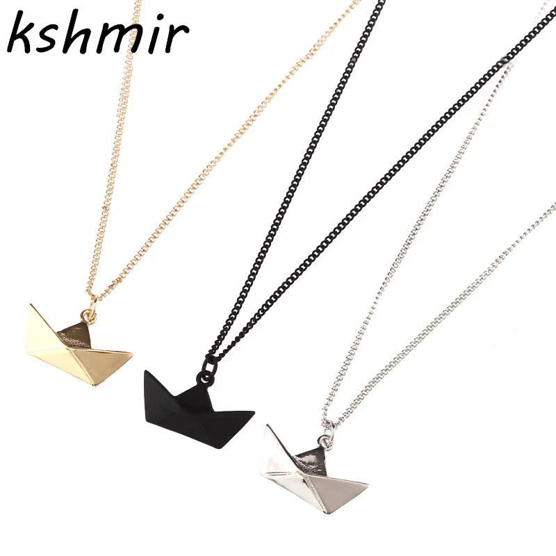 

Ms accessories men wish wish lucky boat necklace 40 cm black necklace girl gifts 88PP