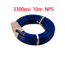 Cheap Aftermarket 10m high pressure hose 1/4" NPS 3300Psi Professional airless painting equipment sprayer spare part tool Cheap Aftermarket 10m high pressure hose 1/4" NPS 3300Psi Professional airless painting equipment sprayer spare part tool