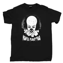 

PENNYWISE The Dancing Clown T Shirt Tim Curry Stephen King IT Book Movie DVD Tee Hip Hop Novelty T-Shirts Men'S Brand Clothing