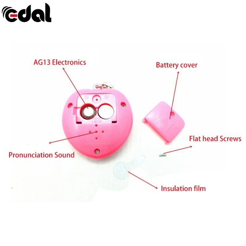 Ручной тамагочи игрушки сердце Форма ЖК-дисплей виртуальный цифровой ПЭТ с брелок, подарки для Children3-7 лет