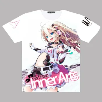 

New Arrival Men Women t shirt Anime VOCALOID IA Cosplay Full Graphic T-shirts Print Tees Tops Short Sleeve