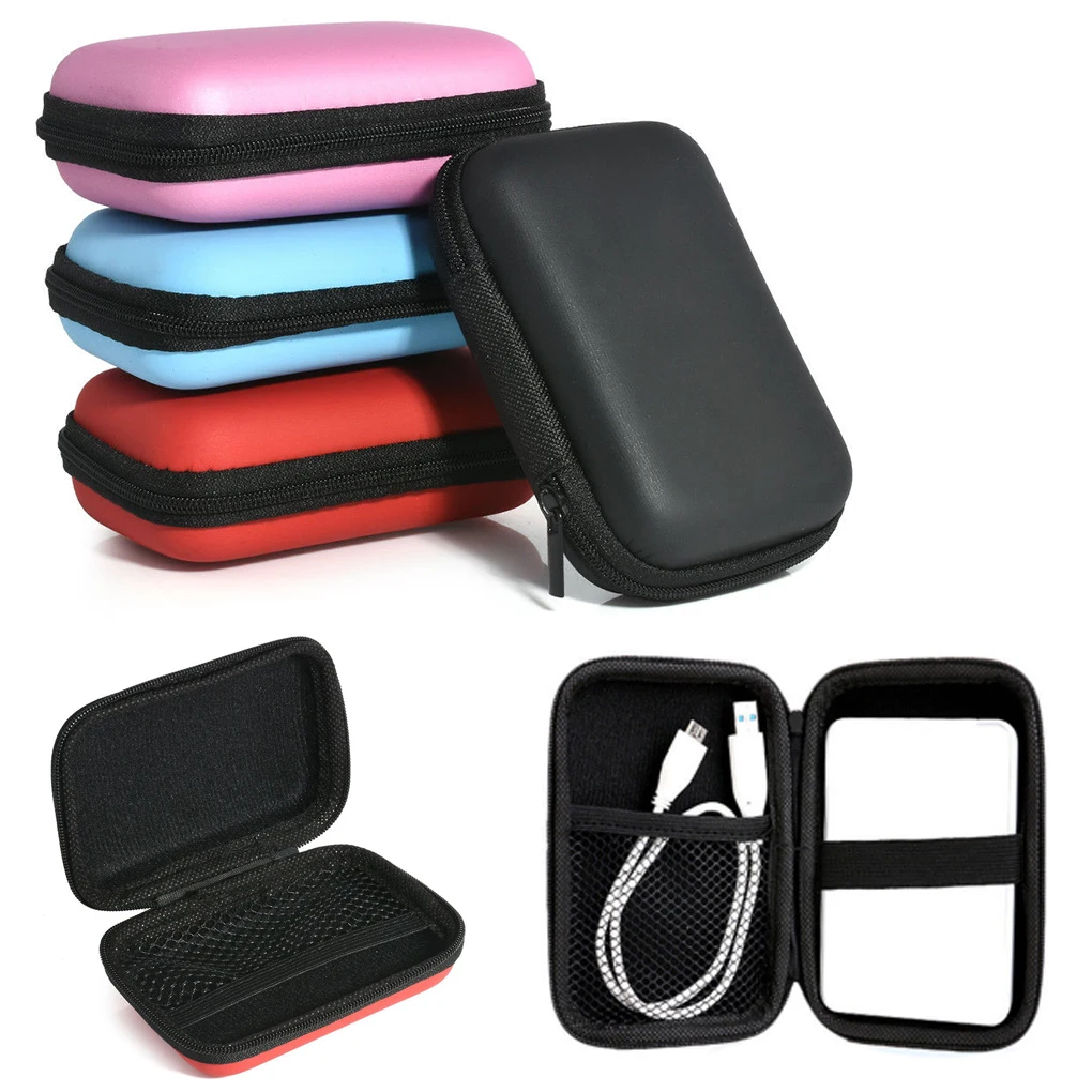 Противоударный чехол для переноски, чехол для 2,5 USB внешнего накопителя, защитная сумка для путешествий, сумка для хранения