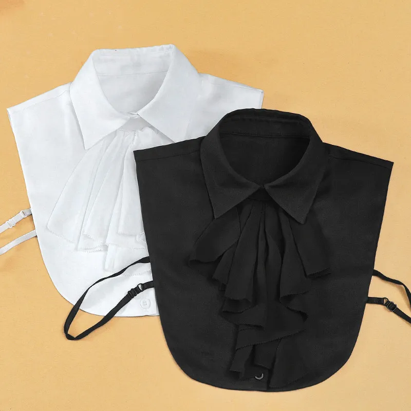 2017 Korean Style New Bow knot Fake Collar Shirt Fake Collar Pure Color