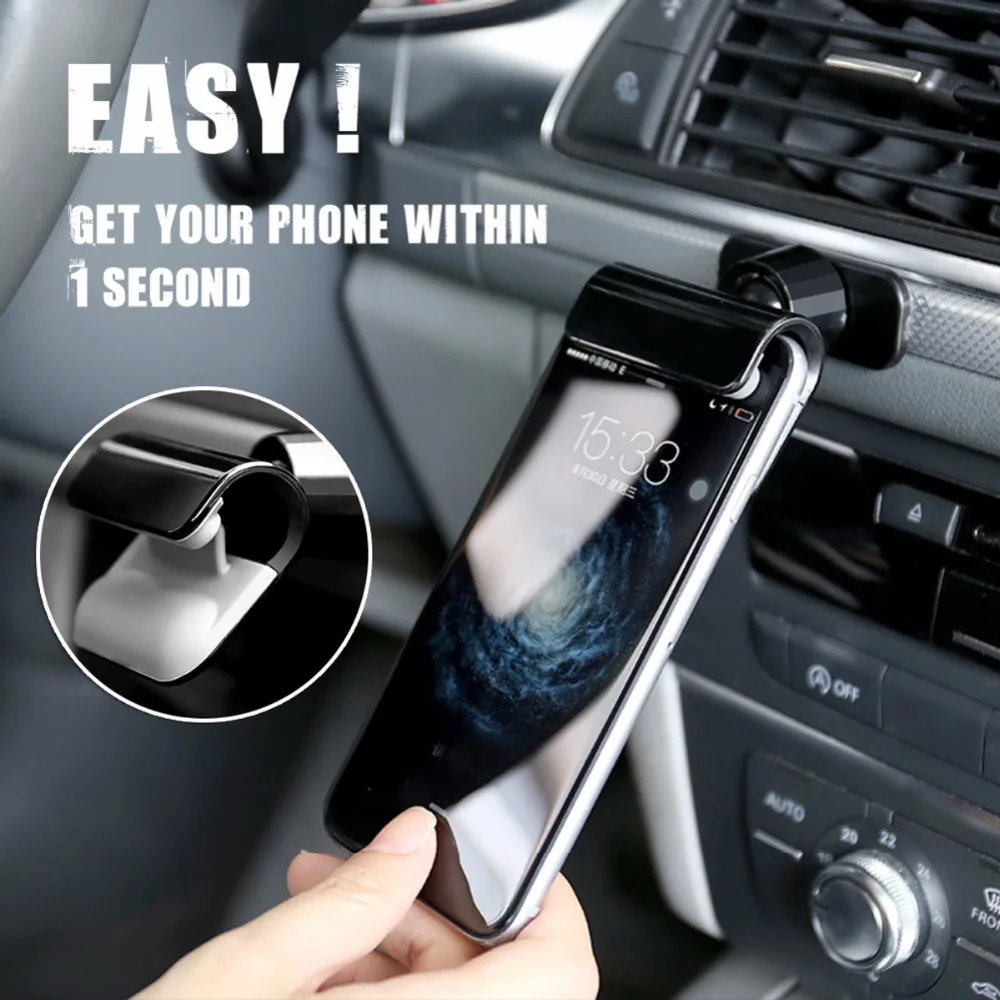 Car Holder Gravity Mobile Phone Holder Stand Adjustable Car Mount For