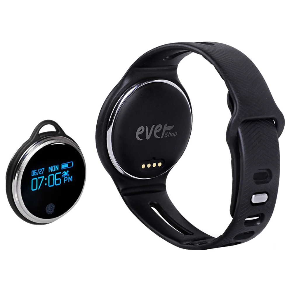 E07 OLED дисплей Bluetooth 4,0 водостойкий gps наручные часы с шагомером черный