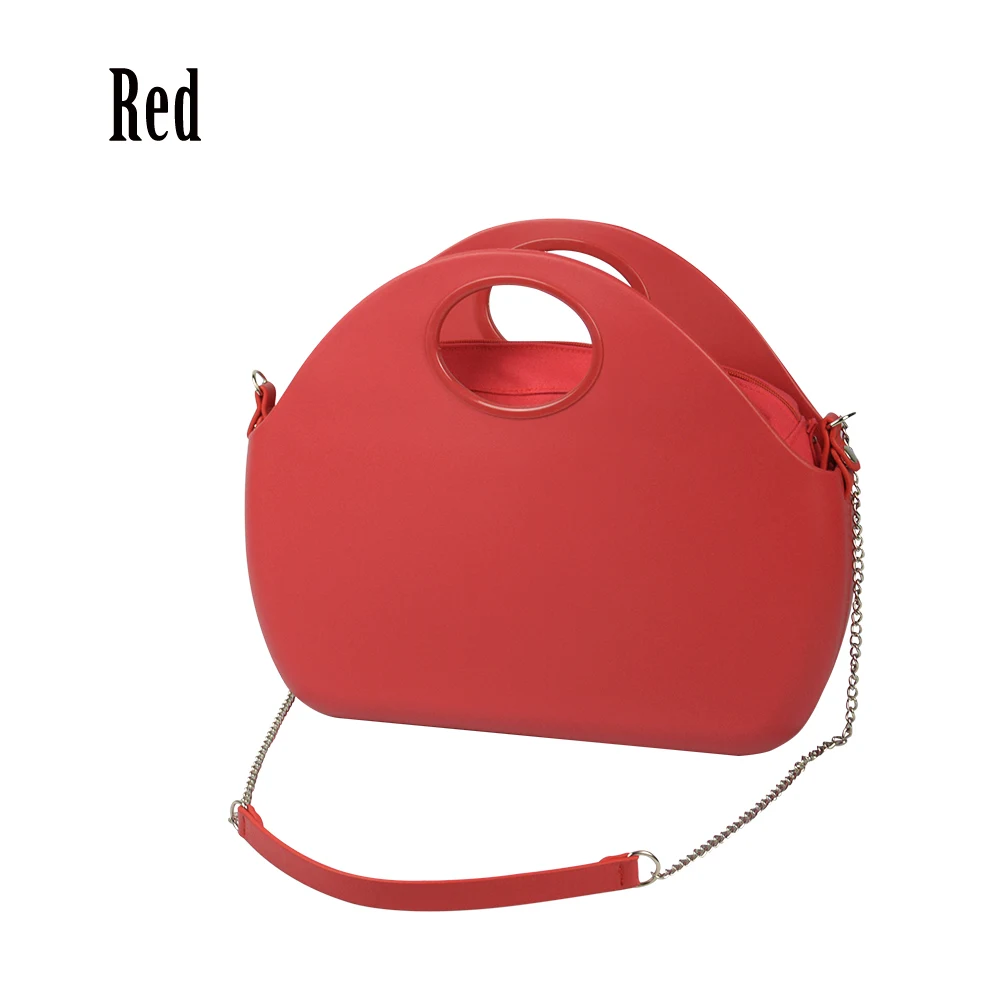 Новинка, женская сумка с О-образным вырезом, с водонепроницаемым внутренним карманом, длинной ручкой на цепочке, Классическая сумка Obag - Цвет: red