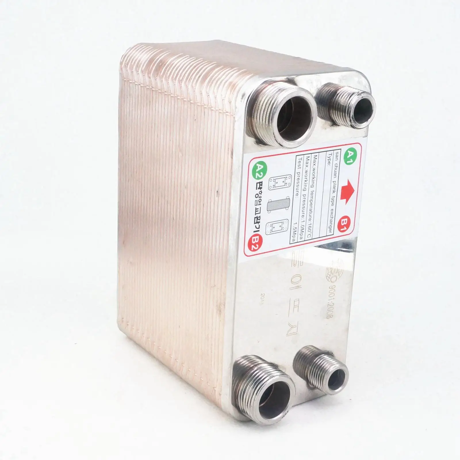 38 Plates Wort Chiller Cooler Heat Exchanger SUS 304 Stainless Steel