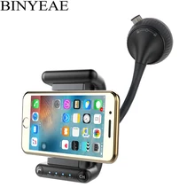 Многофункциональный Bluetooth v4.0 Handsfree Car kit FM Tranmitter лобовое стекло сотовый телефон владельца USB Автомобильное зарядное устройство 5 В/2A