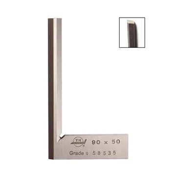 

Angle Square Knife-Shaped Narrow Side 90*50*8mm Rectangular Device 90 Degree Grade 0 Stainless Steel Blade Measurement Tool
