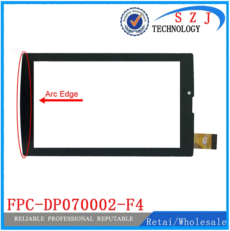 

Новый 7-дюймовый емкостный сенсорный экран панель планшета fpc-dp070002-f4 дигитайзер стекло сенсор Замена Бесплатная доставка