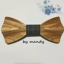 Рождественские галстуки для мужчин из полой древесины с бантом свадебные костюмы деревянная бабочка-бабочка форма Bowknots Gravatas узкий галстук