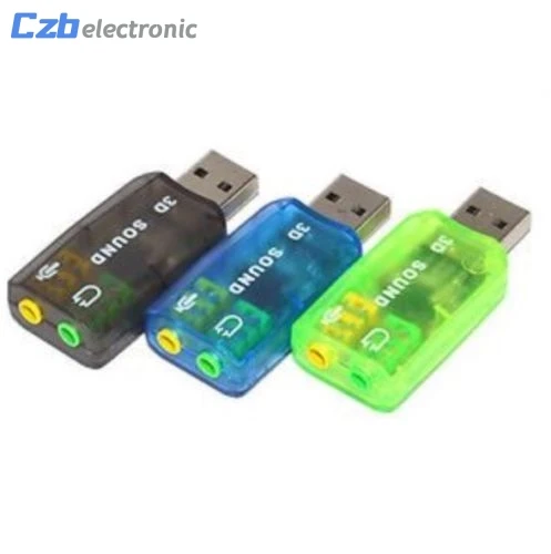 Чипсет CM108 с USB 2 0 на 3D звуковую карту АДАПТЕР ВИРТУАЛЬНОЙ звуковой карты 5 1