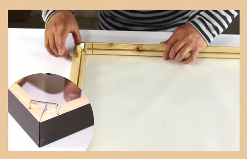 Easy DIY Wood Frame for Canvas Prints