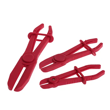 

3Pcs Nylon Hose Clamp Tool Set Brake Fuel Water Line Clamp Plier Hands Free New