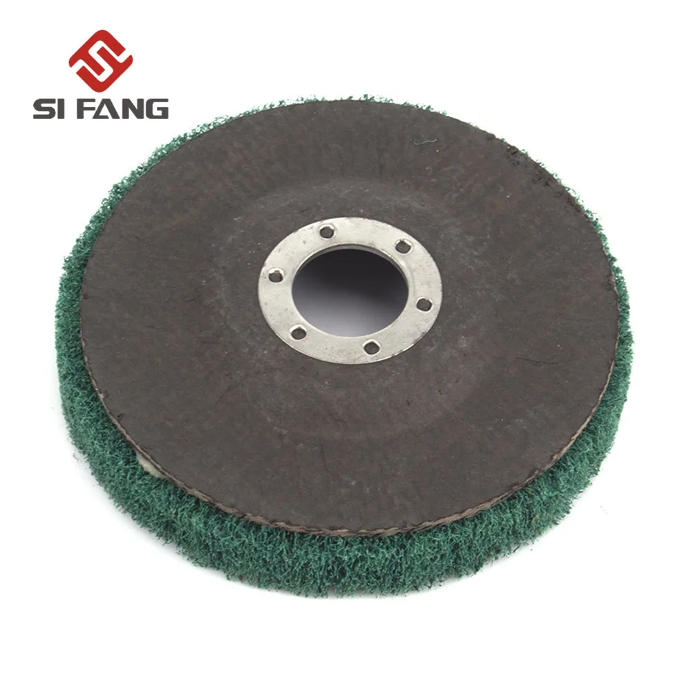 2//5//10Pcs 4.5/"Nylon Fiber Flap Buffing Wheel Disc Abrasive Polishing Pad 320Grit