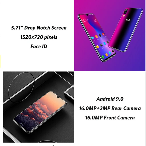 Elephone A6 Mini MT6761 Quad Core 5.7\
