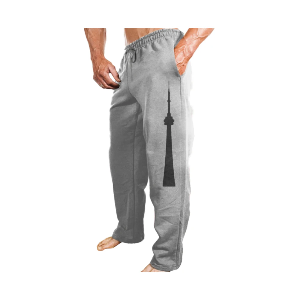 Мужские эластичные повседневные брюки на заказ, хлопковые спортивные брюки для фитнеса, штаны для бега с принтом логотипа/текста/фото
