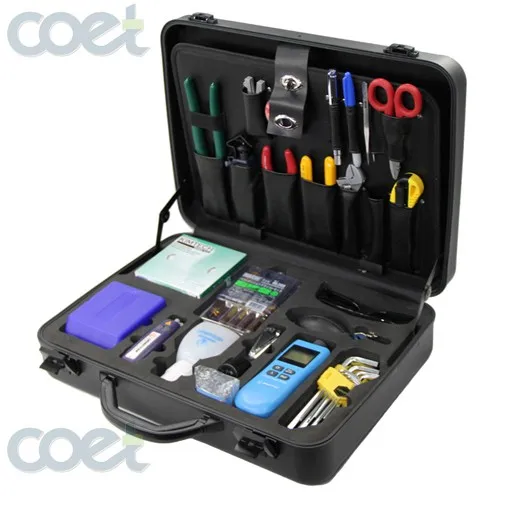 

Fiber Toolkit KomShine KFS-35E Basic Fiber Optic Tool Kit with FC-6S Cleave/Fusion Splicing Toolkit/Herramientas de Fibra Optica