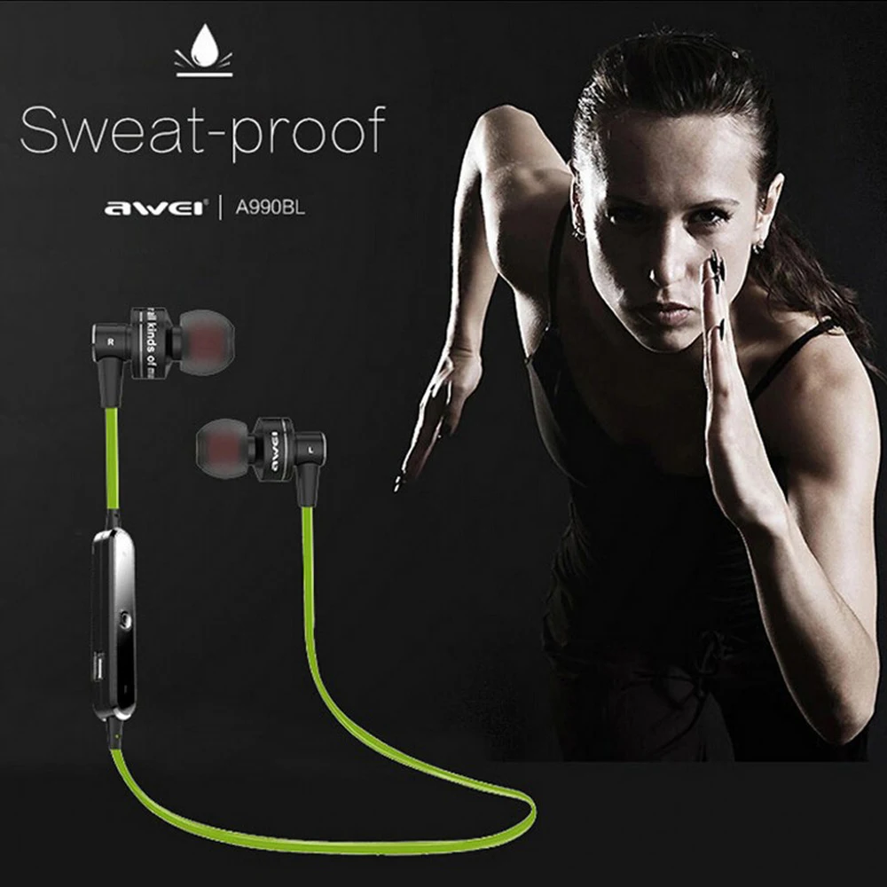 Спортивные Bluetooth Наушники Awei A990BL bluetooth наушники для телефона беспроводные