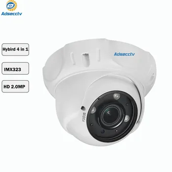 

1080P SONY IMX323 COMS Chipset Hybrid 4 in 1 Dome Camera Vari focal 2.8-12mm Lens OSD Free Switch CCTV Camera AR-MHD2304R4